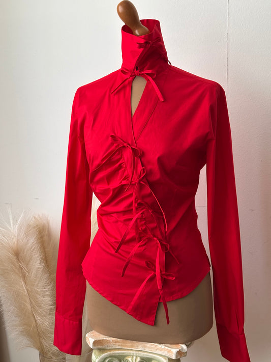 Camicia rossa fiocchi (fencingstyle)