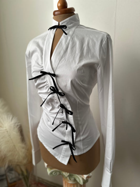 Camicia fiocchetto b/w (Venom)