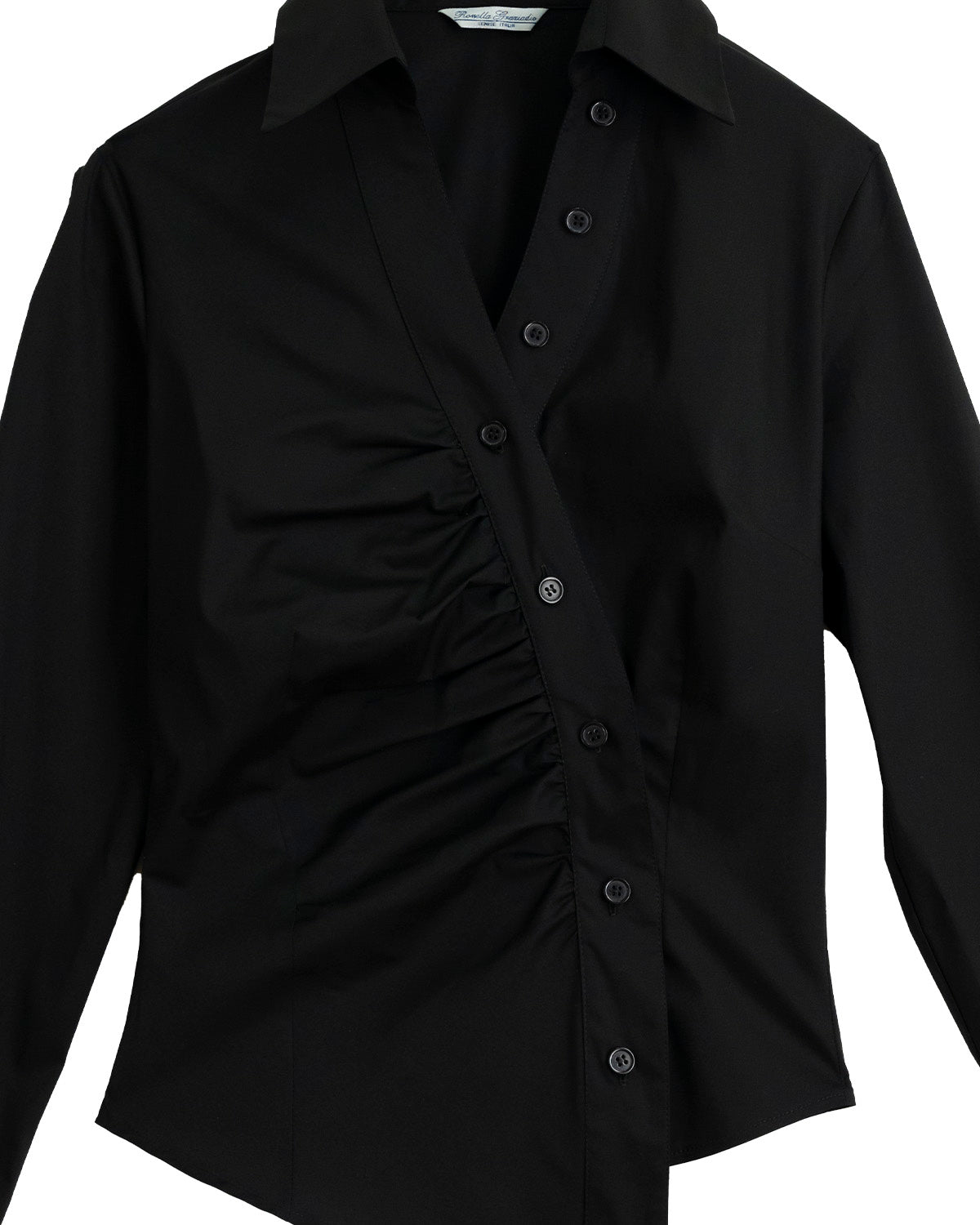 Camicia asimmetrica nera (japandistyle)