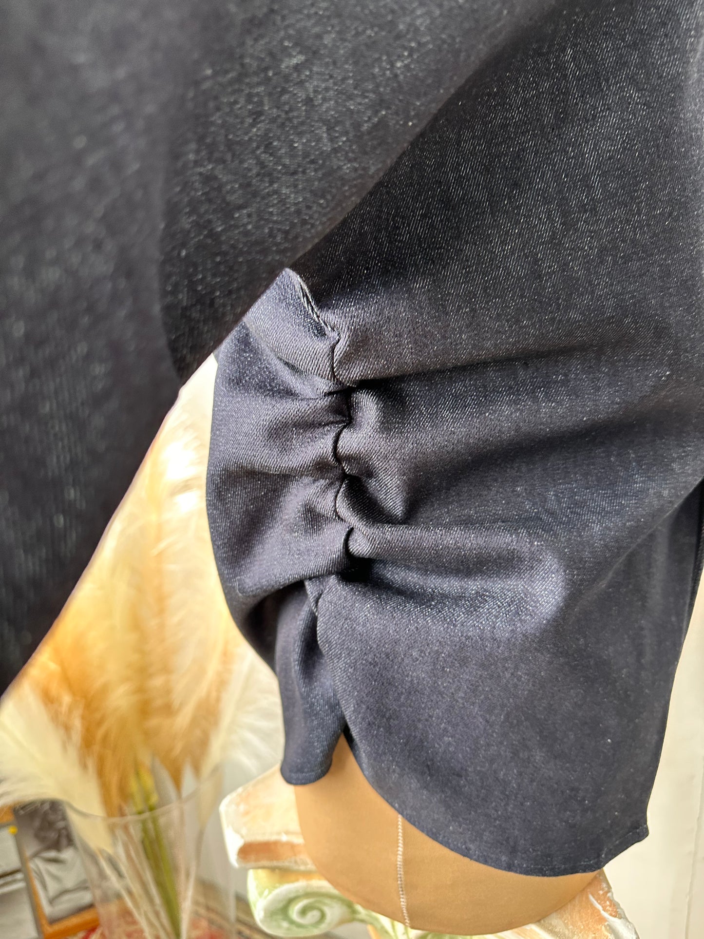 Camicia in denim con spille (Chōwa dark denim)