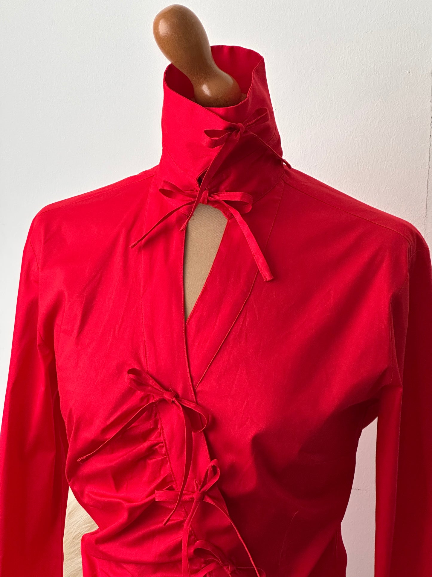 Camicia rossa fiocchi (fencingstyle)