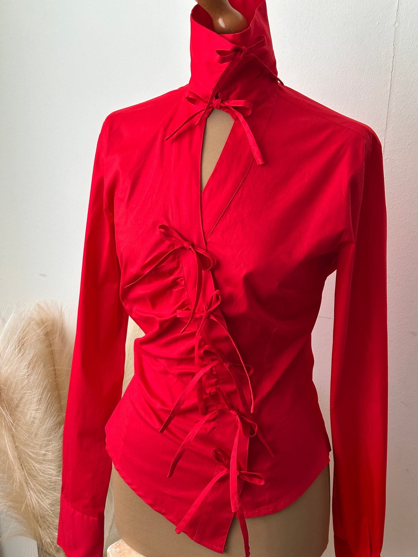 Camicia rossa fiocchi (fencingstyle)