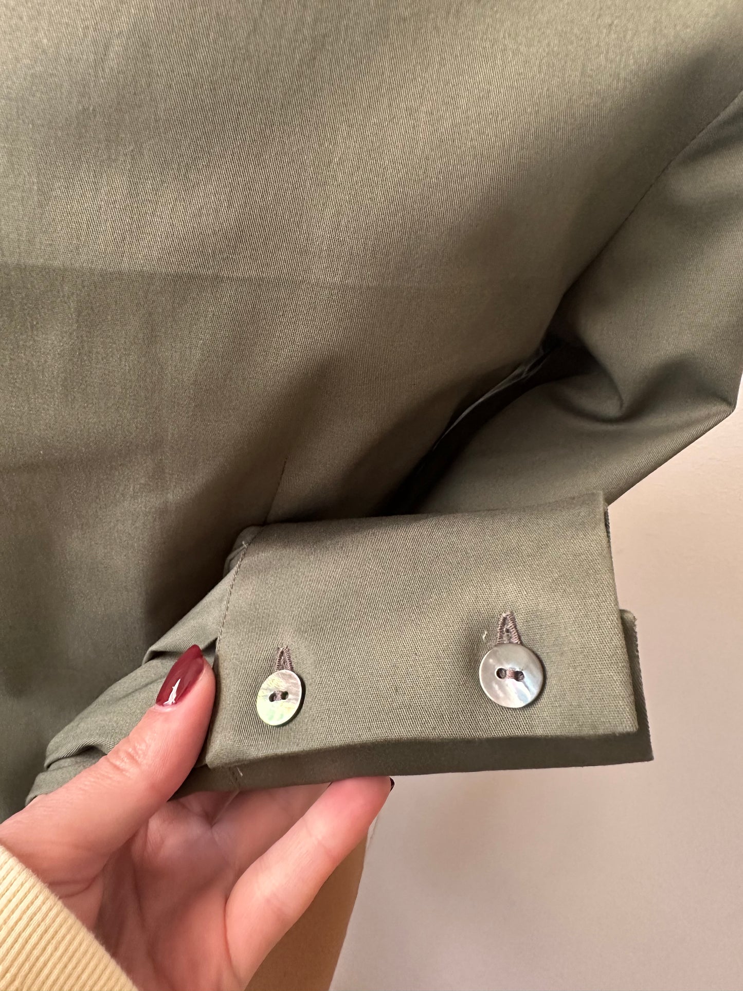 Camicia verde fiocchetto (Military)