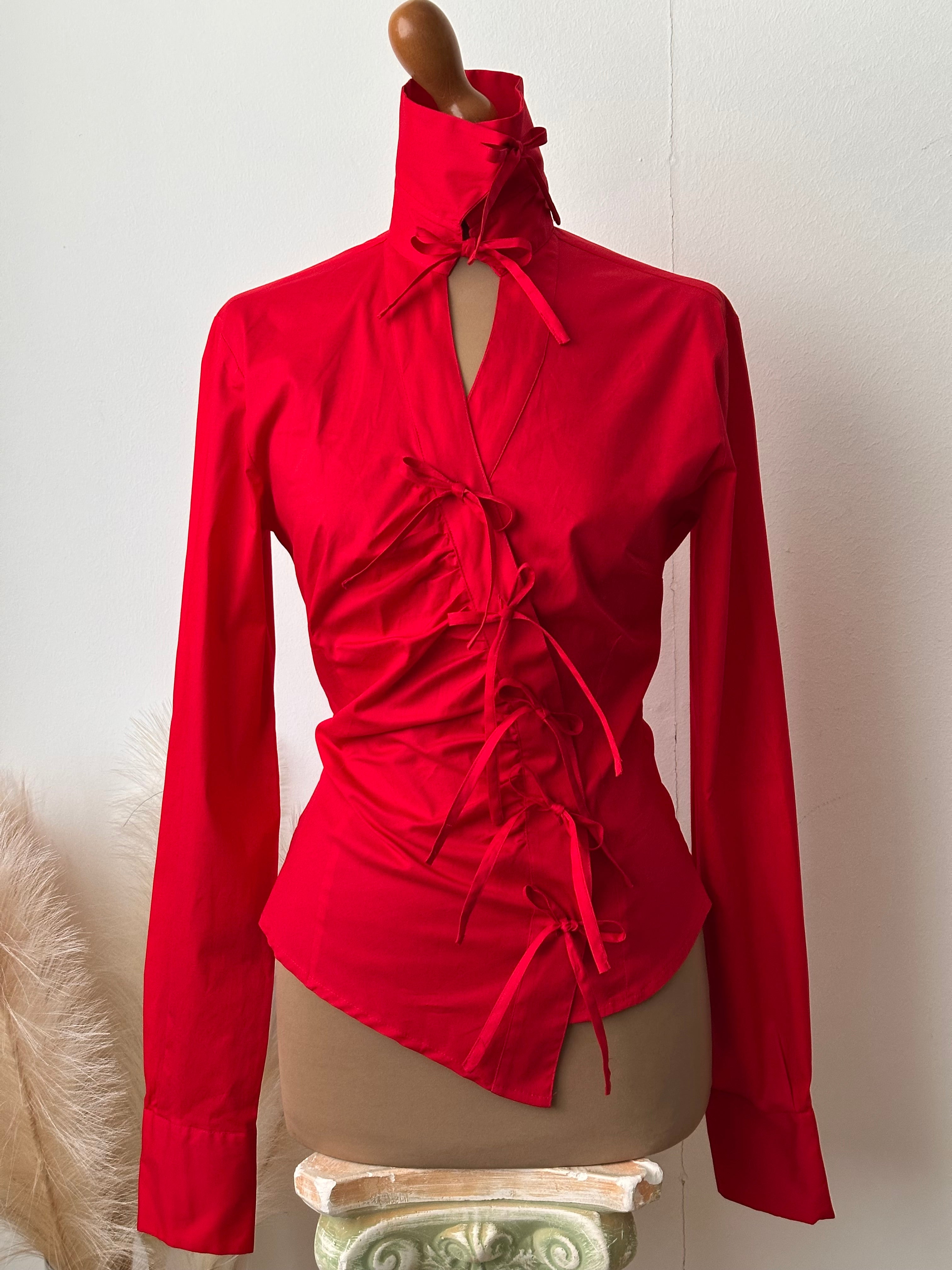 Camicia rossa fiocchi (fencingstyle)