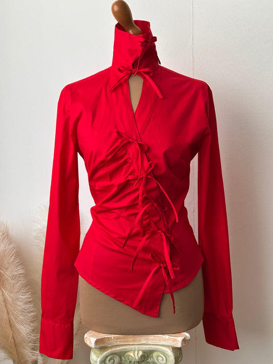 Camicia rossa fiocchi (fencingstyle)