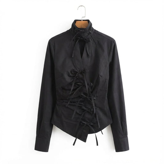 Camicia nera fiocchetto (Black Hydra)