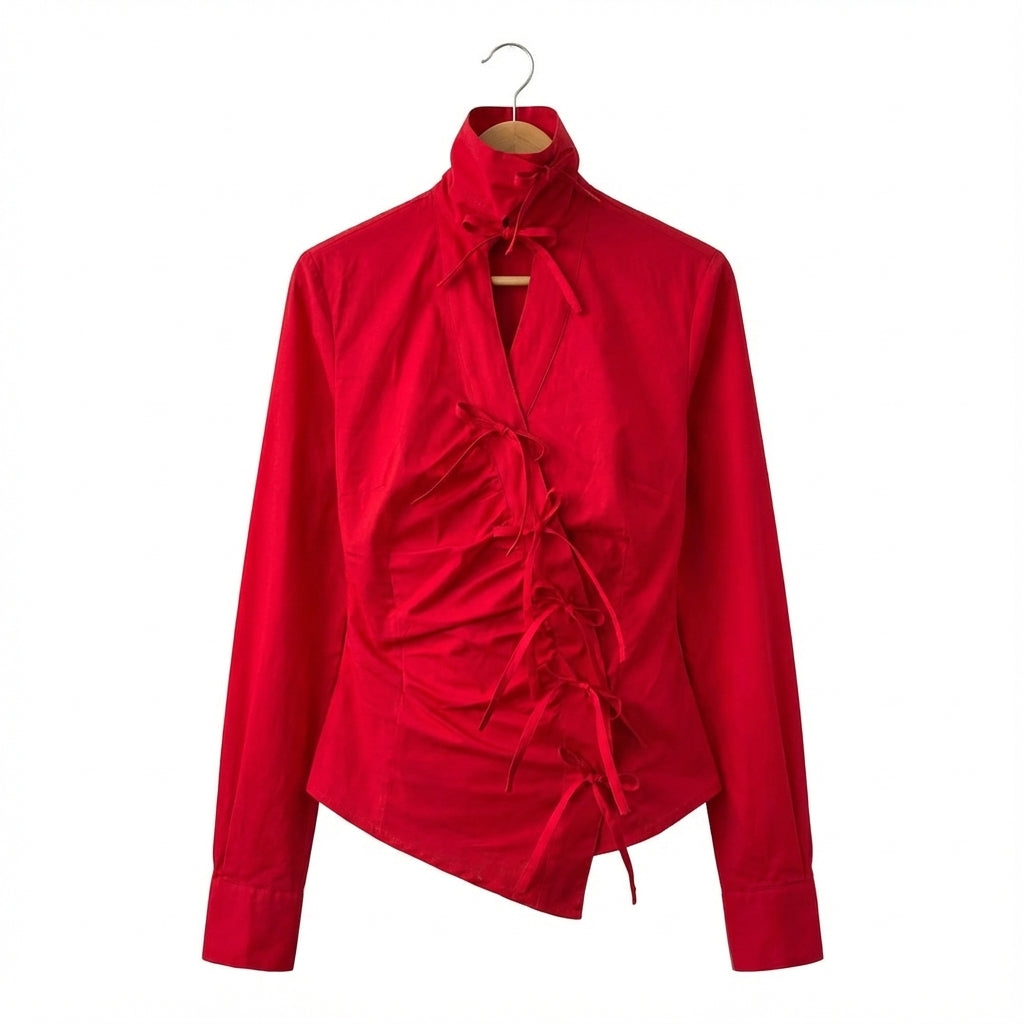 Camicia rossa fiocchetto (Cardinal)
