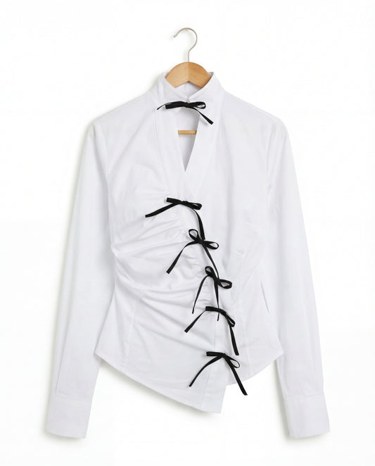 Camicia fiocchetto b/w (Venom)