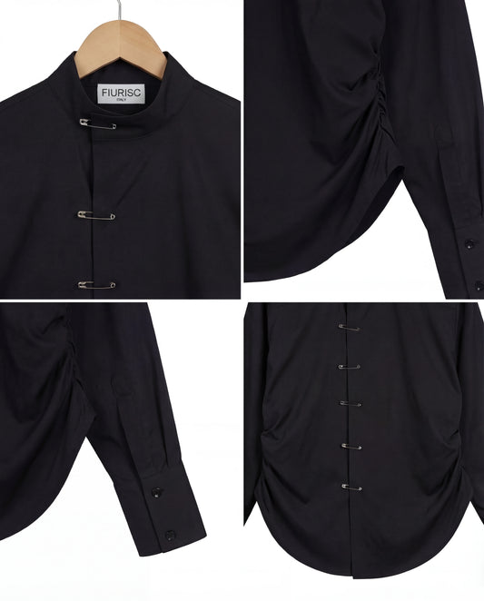 Camicia nera con spille (Chōwa)