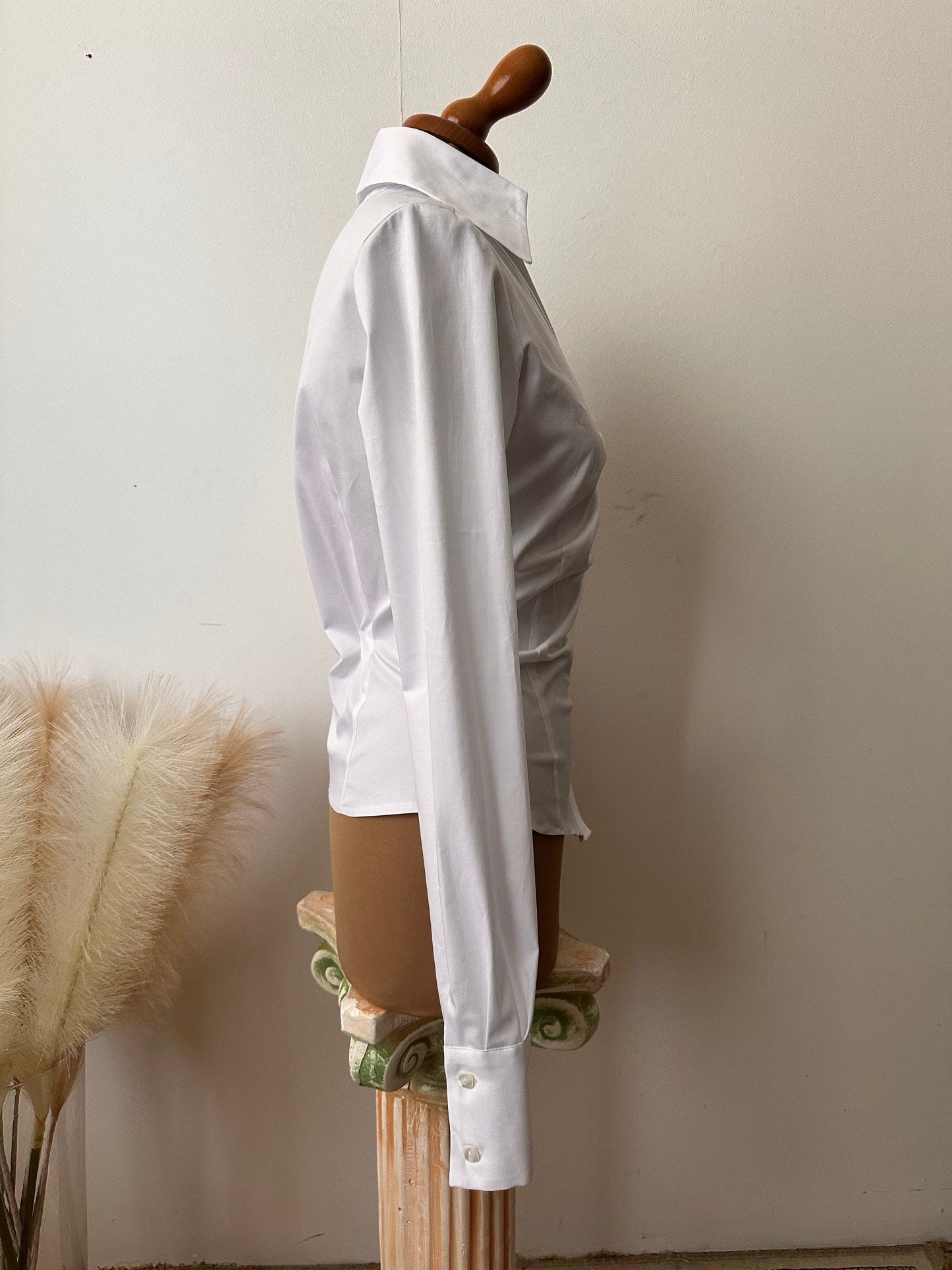 Camicia asimmetrica bianca (japandistyle)