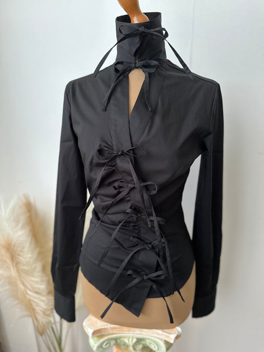 Camicia nera fiocchetto (Black Hydra)