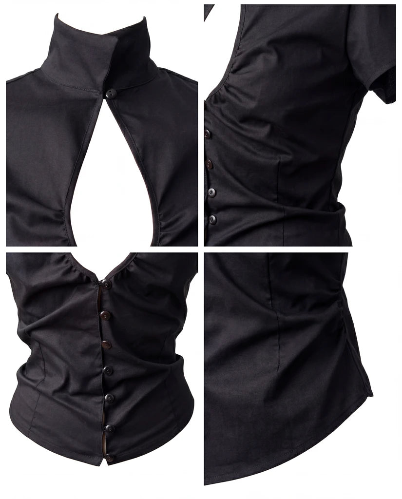 Camicia con apertura a goccia