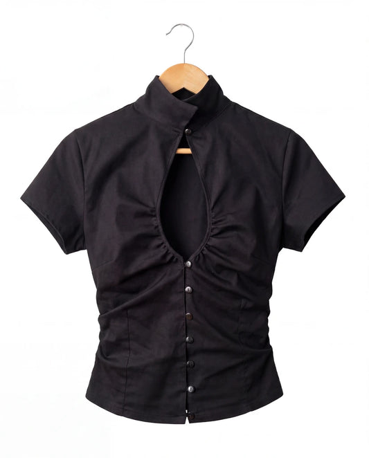 Camicia con apertura a goccia
